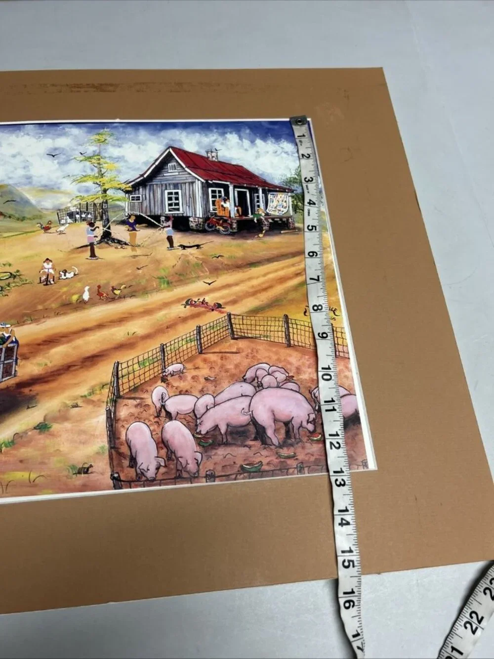 Maurice Cook Limited Edition Print African American Folk Country Farm Alabama